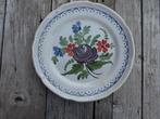 Frans decoratief bord handwerk, Antiek en Kunst, Antiek | Keramiek en Aardewerk, Ophalen of Verzenden