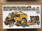 1/35 TAMIYA QUAD GUN +PHOTODECOUPE, Hobby en Vrije tijd, Modelbouw | Auto's en Voertuigen, Ophalen of Verzenden, Nieuw