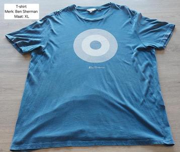 T-shirt heren: Ben Sherman maat XL (NIEUWSTAAT) beschikbaar voor biedingen
