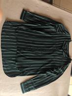 Groen/witte blouse met lange mouwen, Kleding | Dames, Blouses en Tunieken, Groen, Gedragen, Selected, Maat 38/40 (M)