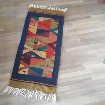 Modern designer handgeweven Dhurrie Veelkleurig-nu sterk afg beschikbaar voor biedingen