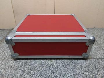 Flightcase 19" - 3 HE / Units (Rood, 1 deksel, glijprofiel), Muziek en Instrumenten, Behuizingen en Koffers, Ophalen of Verzenden