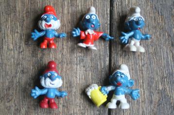 5 schtroumpfs de Peyo en Allemagne de l'Ouest/Schleich (anné, Enlèvement ou Envoi, Comme neuf, Différents Schtroumpfs, Poupée, Figurine ou Peluche