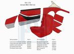 Bekleding P1800 Jensen rood 1961-1962 301-176 kussen achterz, Auto-onderdelen, Ophalen of Verzenden, Nieuw, Volvo
