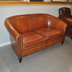 Lounge Atelier schapenleren bank tweezits i.z.g.s., Antiek en Kunst, Ophalen of Verzenden