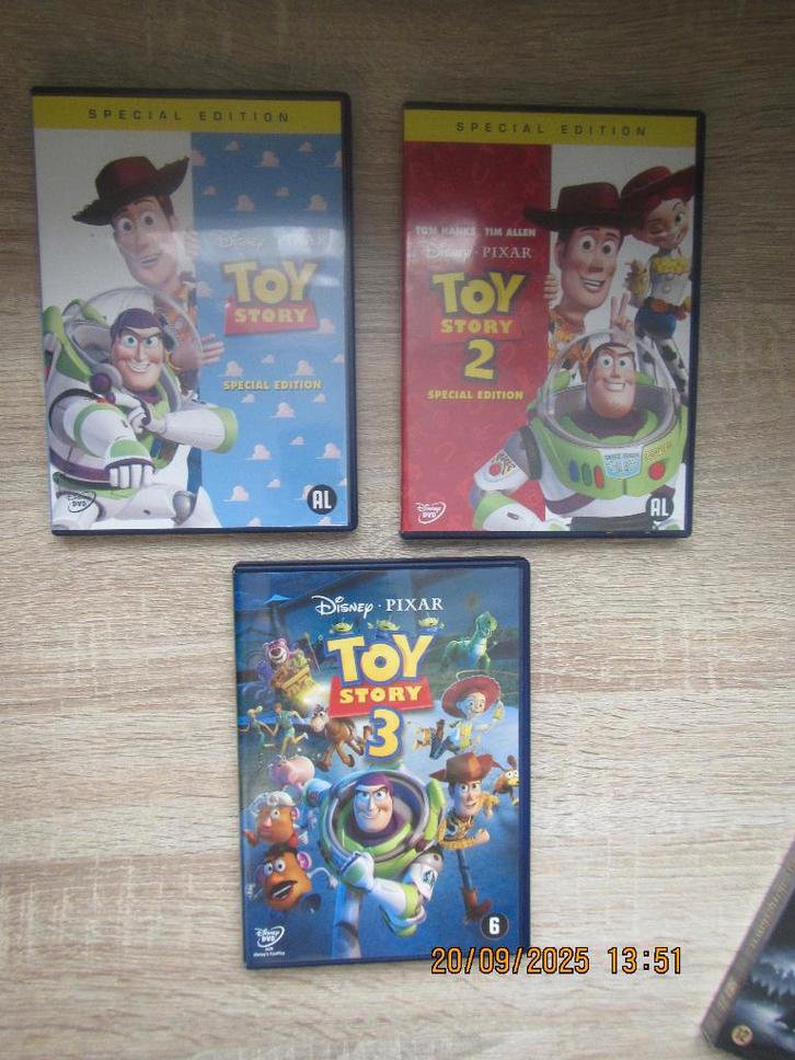 Toy Story 1, 2 & 3, Cd's en Dvd's, Dvd's | Kinderen en Jeugd, Zo goed als nieuw, Film, Overige genres, Alle leeftijden, Ophalen of Verzenden