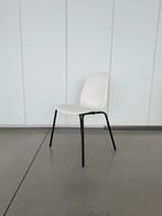 6 stoelen IKEA Leifarne - Witte zitting + zwarte poten, Huis en Inrichting, Ophalen, Gebruikt, Modern Design, Wit