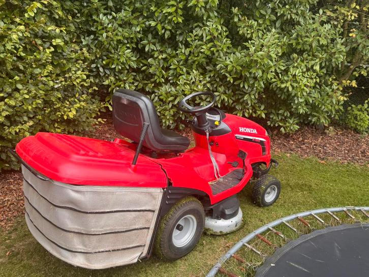 Honda 2315 HME Zitmaaier Hydrostaat, Tuin en Terras, Zitmaaiers, Gebruikt, 90 tot 120 cm, Elektrische starter, Mulchfunctie, Opvangbak