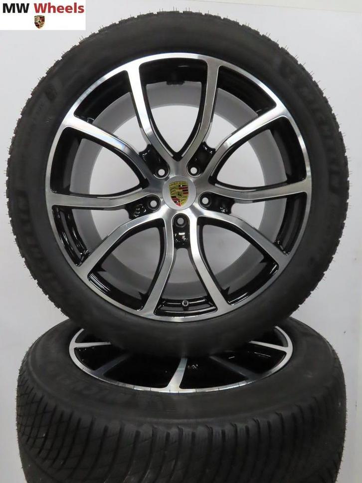 Porsche 21 inch velgen Cayenne 9Y facelift 2024 winterbanden, Auto-onderdelen, Banden en Velgen, Banden en Velgen, Winterbanden