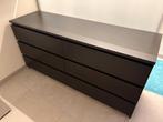 IKEA MALM Ladekast met 6 lades, zwartbruin, 160x78 cm, Huis en Inrichting, Ophalen, Gebruikt, 5 laden of meer, 150 tot 200 cm