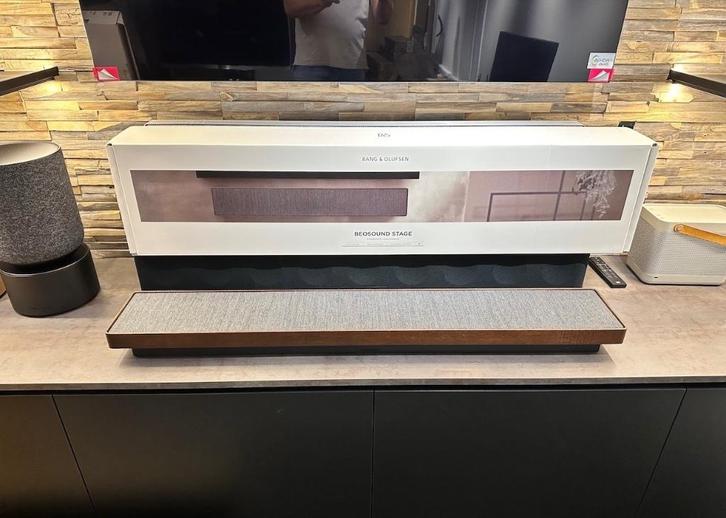 Bang & Olufsen Beosound Stage Smoked Oak soundbar B&O, TV, Hi-fi & Vidéo, Barres de son, Comme neuf, Bluetooth, Enlèvement