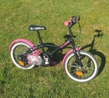 Velo fille 4 à 6 ans 16 pouces beschikbaar voor biedingen