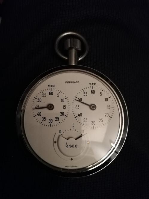 Prachtige Junghans meister chronograph made in Germany ww2, Handtassen en Accessoires, Horloges | Antiek, Zakhorloge, Overige merken