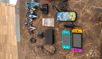 Nintendo Lite et Nintendo Switch avec accessoires, Enlèvement ou Envoi, Utilisé, Avec jeux