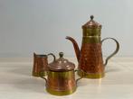 Vintage koperen koffieset, Ophalen, Koper