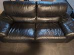 Gratis lederen 2,5 zit met gebruikssporen, Huis en Inrichting, Ophalen, Gebruikt