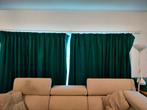 Overgordijnen donker turkoois, Huis en Inrichting, Stoffering | Gordijnen en Lamellen, Ophalen