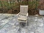 Chaises en teck d’exterieur, Jardin & Terrasse, Enlèvement, Utilisé, Bois de teck, Pliant
