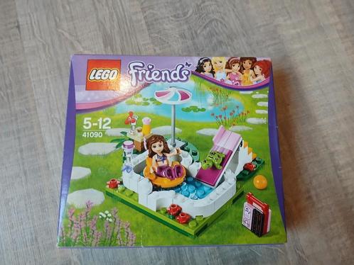 LEGO Friends 41090 (5-12) Olivia’s Zwembad, Kinderen en Baby's, Speelgoed | Duplo en Lego, Zo goed als nieuw, Lego, Complete set