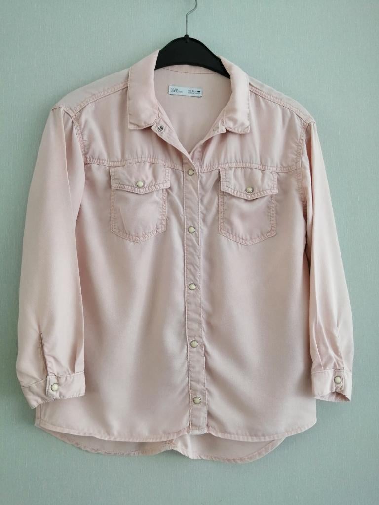 magnifique chemisier rose Zara Kids taille 10 ans, Enfants & Bébés, Chemise ou Chemisier, Utilisé, Fille, Zara kids