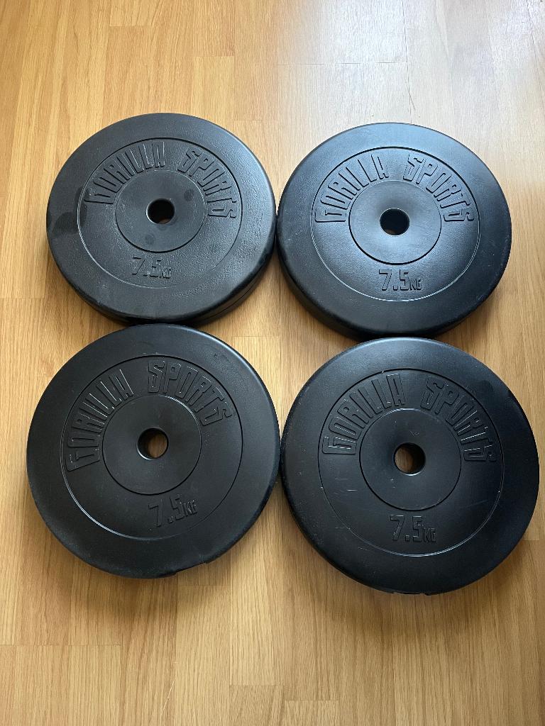 Halterschijf, Sports & Fitness, Équipement de fitness, Enlèvement, Neuf, Jambes, Plaques d'haltères