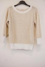 Senso wit met goudkleurig pulletje 1 x gedr Small, Kleding | Dames, Truien en Vesten, Ophalen of Verzenden, Zo goed als nieuw