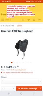 Boomloos zadel, Animaux & Accessoires, Enlèvement, Neuf