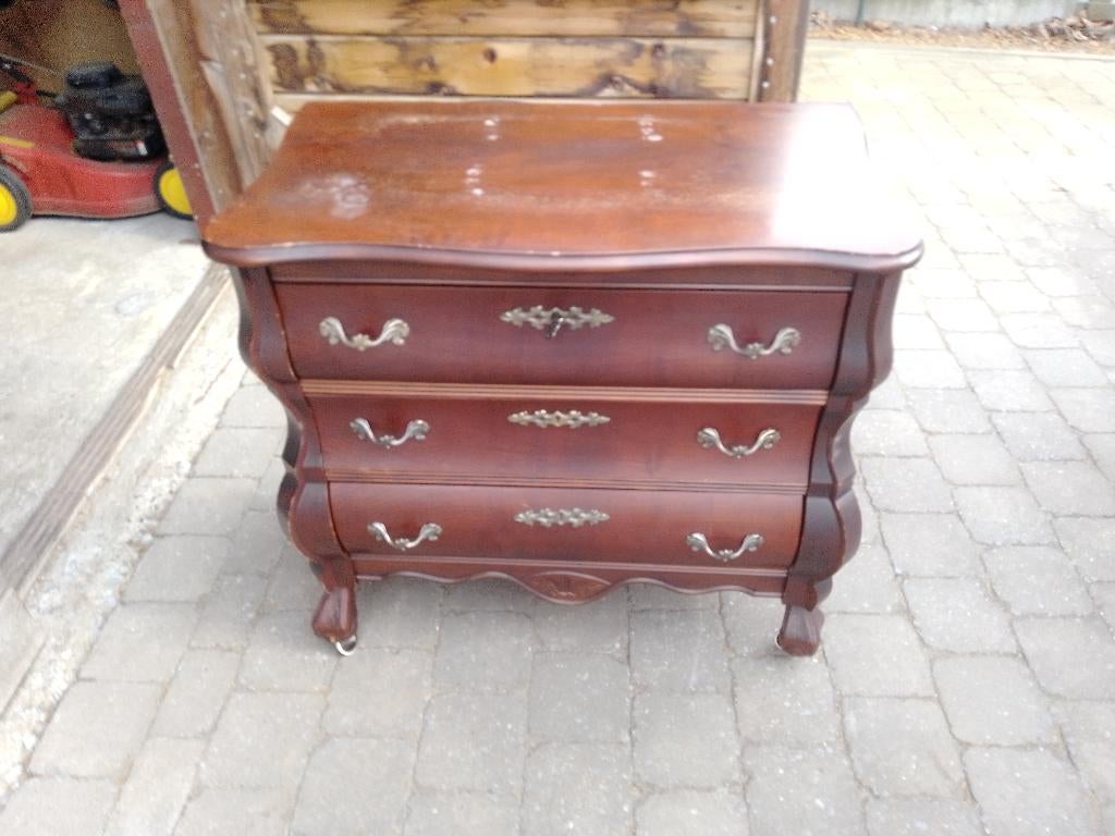 ladenkast met drie laden kerselaar, Huis en Inrichting, Ophalen, Gebruikt, Barok, 50 tot 100 cm