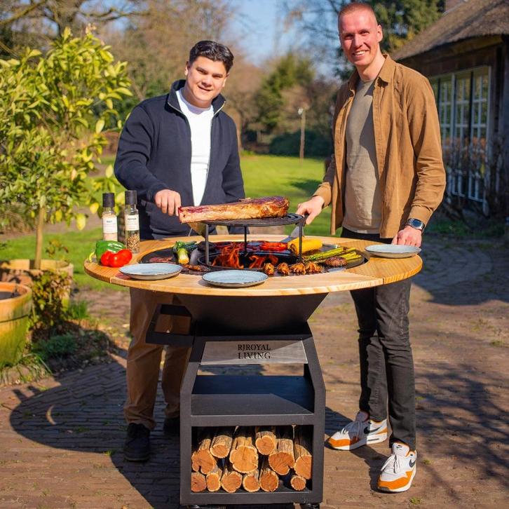 Plancha barbecue Maestro Smokeless XXL 80 Blackline Scoop, Jardin & Terrasse, Barbecues au charbon de bois, Neuf, Avec accessoires