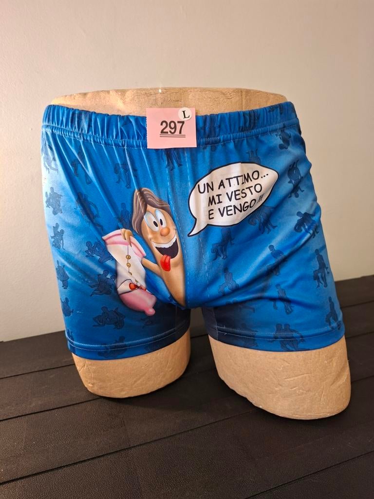 Boxer bleu pour homme, Envoi