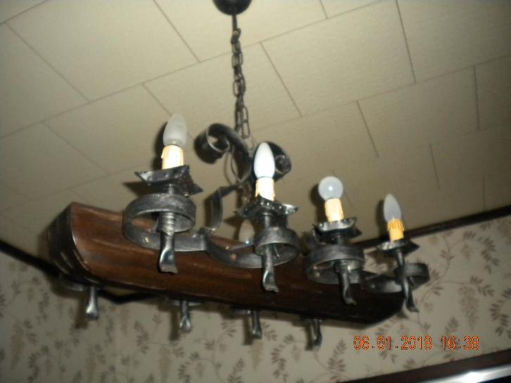 Luster : balk, Antiek en Kunst, Antiek | Verlichting, Ophalen