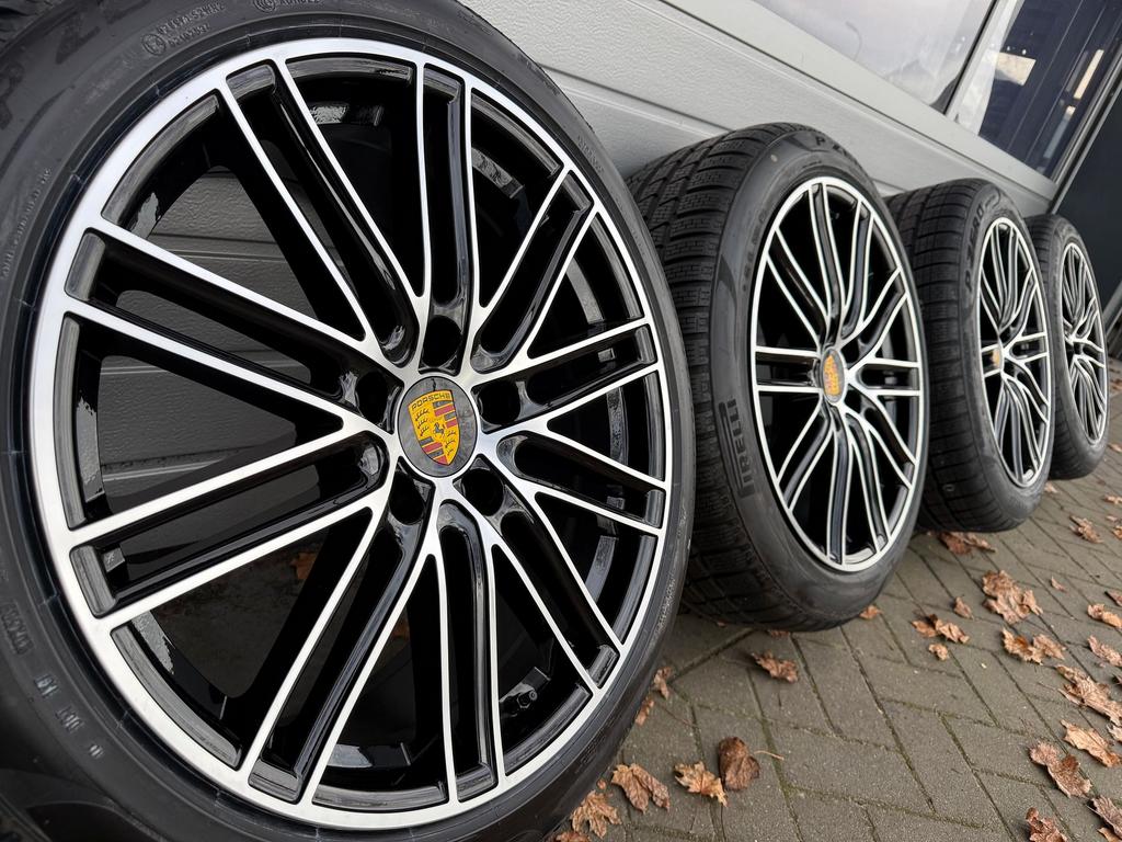 20 Inch Porsche Taycan S Turbo GT GTS 4s velgen met banden, Neuf, Pneus et Jantes, 245 mm, Véhicule de tourisme