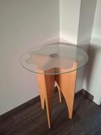 Bijzettafel, Gebruikt, Rond, Glas, Ophalen