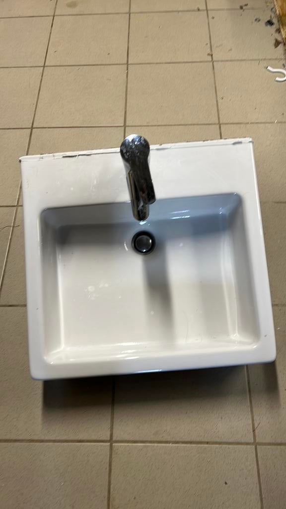 2 lavabos Duravit + grohe, Lavabo ou Évier, Moins de 100 cm, Enlèvement, Utilisé