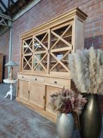 Teak buffetkast/vitrinekast art:93/26, Huis en Inrichting, Ophalen, 200 cm of meer, Indo., 200 cm of meer