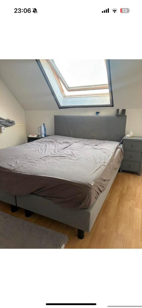 Boxspring, Ophalen, Zo goed als nieuw, 160 cm