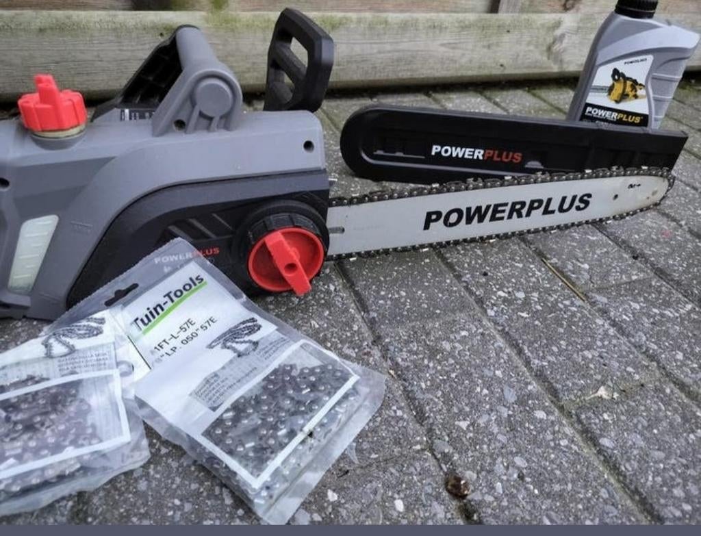 Kettingzaag Powerplus, Ophalen