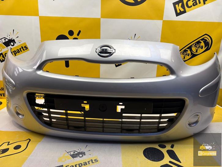 Voorbumper Nissan Micra PDC K13 facelift origineel, Auto-onderdelen, Carrosserie, Bumper, Voor, Gebruikt