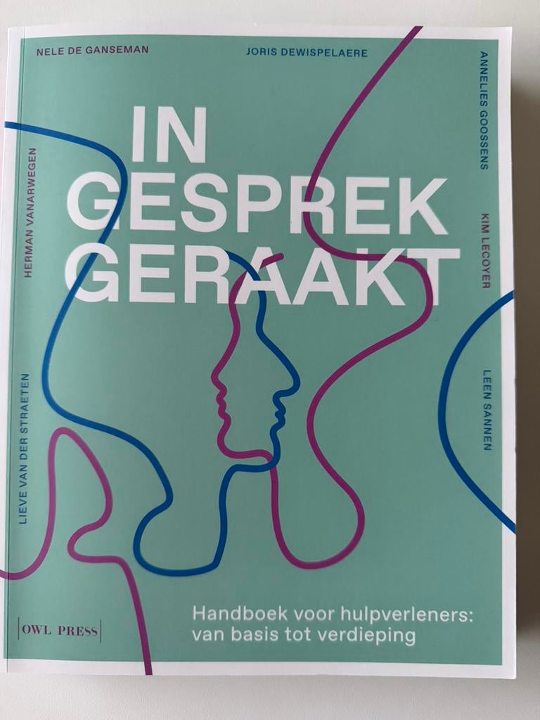 Boek In gesprek geraakt NIEUW Nele De Ganseman, Ophalen, Nieuw, Nele De Ganseman; Joris Dewispelaere; Annelies Goossens; Kim ...