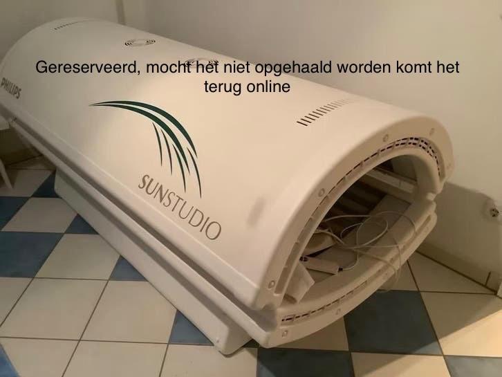Philips zonnebank 24 lampen met gezichtsbruiner, Elektronische apparatuur, Zonnebanken en Gezichtsbruiners, Ophalen, Gebruikt