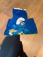 Flanel dekbedovertrek smurf, Ophalen of Verzenden, Gebruikt, Dekbedovertrek