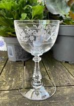 Val Saint Lambert wijnglas 14cm, Antiek en Kunst, Antiek | Glaswerk en Kristal, Ophalen of Verzenden