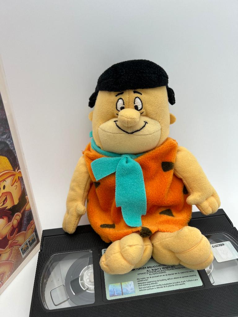 Peluche vintage Fred Flintstone Warner Bros Studio Store, Collections, Enlèvement ou Envoi, Comme neuf, Ours en tissus, Autres marques
