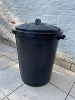 Zwarte vuilbak met deksel, 40 liter of meer, Ophalen, Zo goed als nieuw, Kunststof