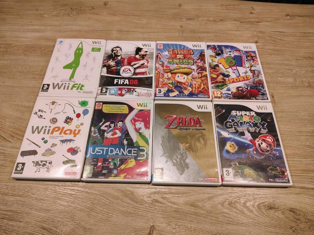Jeux Wii en très bon état – Zelda, Mario Galaxy, etc..., Ophalen of Verzenden