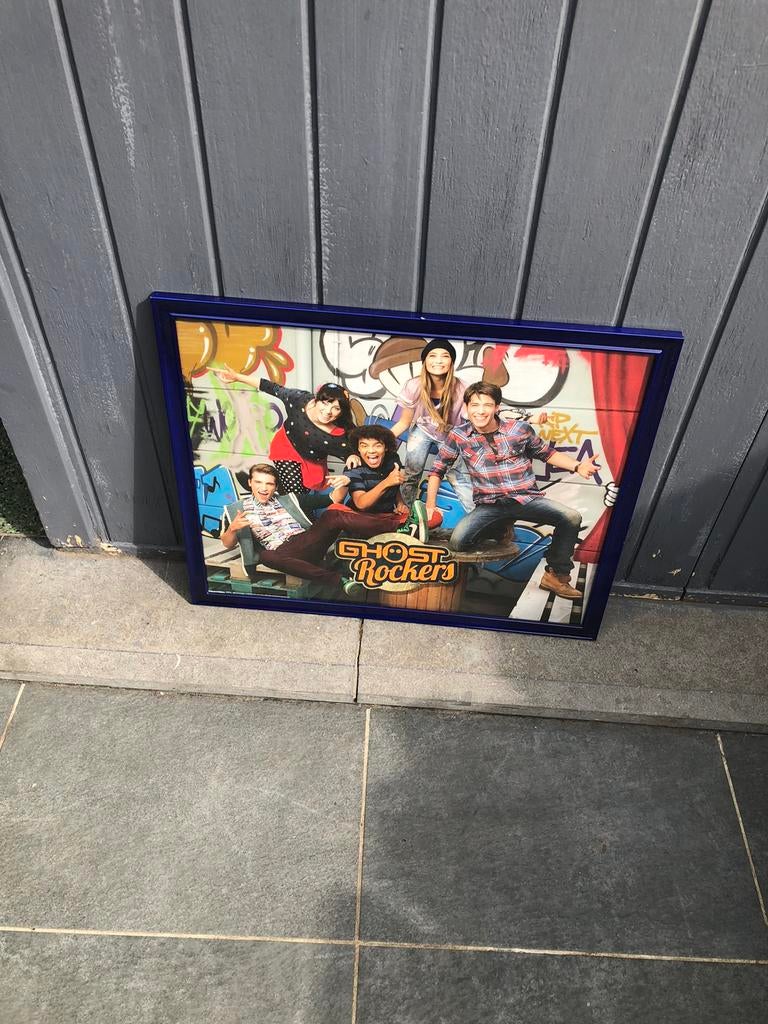 Kader van Ghost rockers in glas, Ophalen, Zo goed als nieuw, Tv, Poster