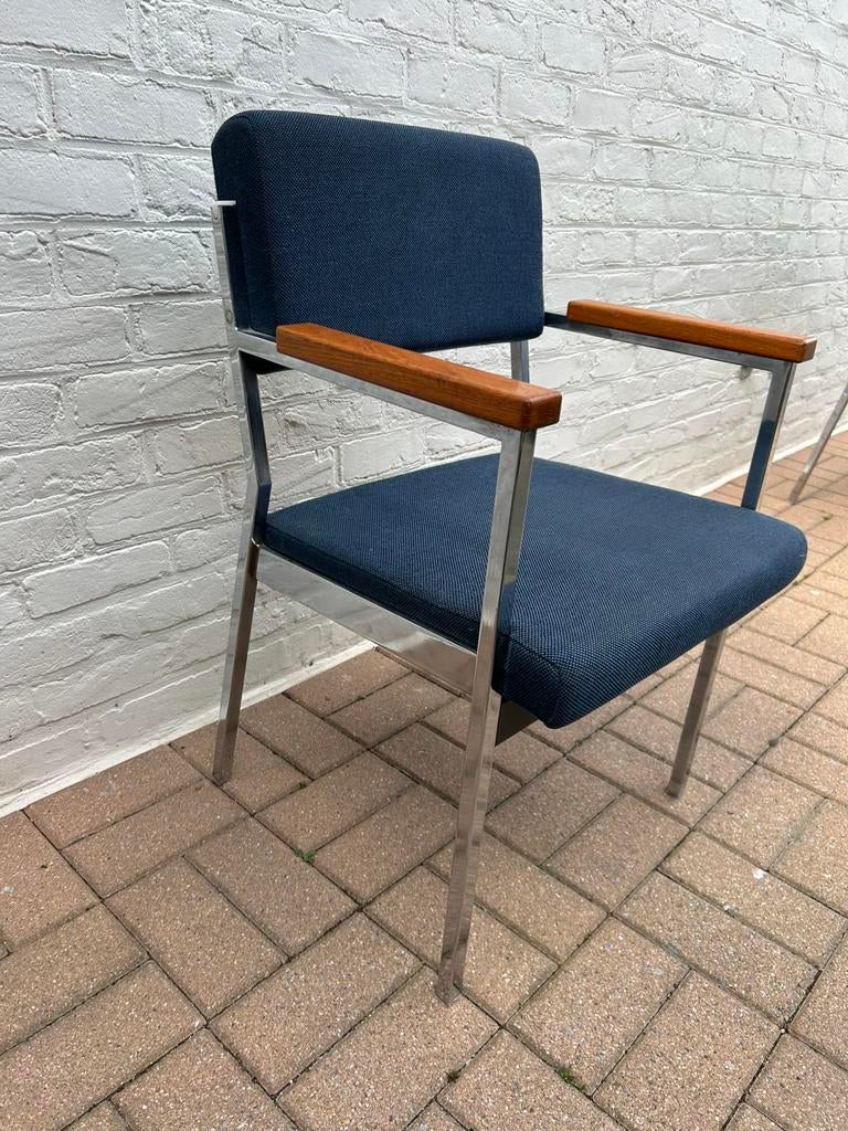 Set industriële design stoelen–Barro/Galvanitas stijl(1988), Ophalen, Zo goed als nieuw, Hout