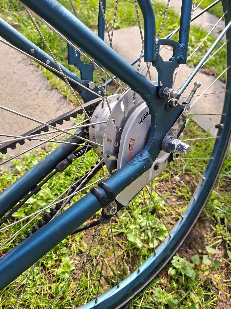 Herenfiets Metallic Blauw - maat 58 - merk Frappe, Vélos & Vélomoteurs, Vélos | Hommes | Vélos pour homme, Utilisé, Autres marques