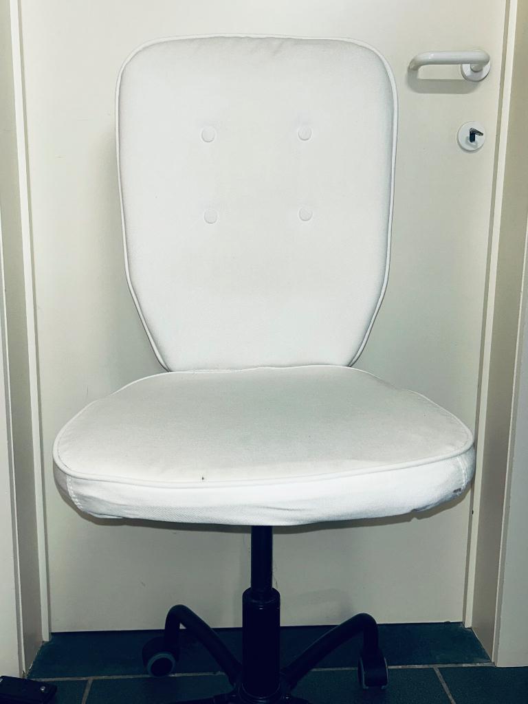 Bureaustoel, Ophalen, Gebruikt, Wit, Bureaustoel