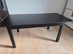 Eettafel Ikea - Zwart - H74cm B84cm L140/180/220cm, 150 à 200 cm, Cinq personnes ou plus, Enlèvement, Utilisé